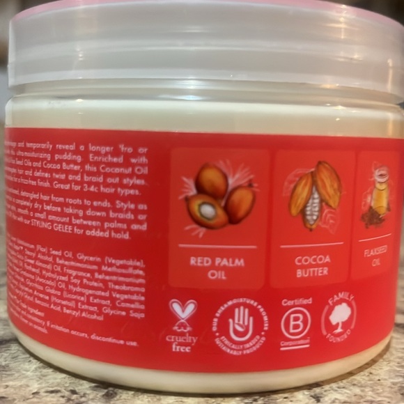 SheaMoisture Curl Stretch Pudding Red Palm Oil & Cocoa Butter for Curls - Picture 4 of 6